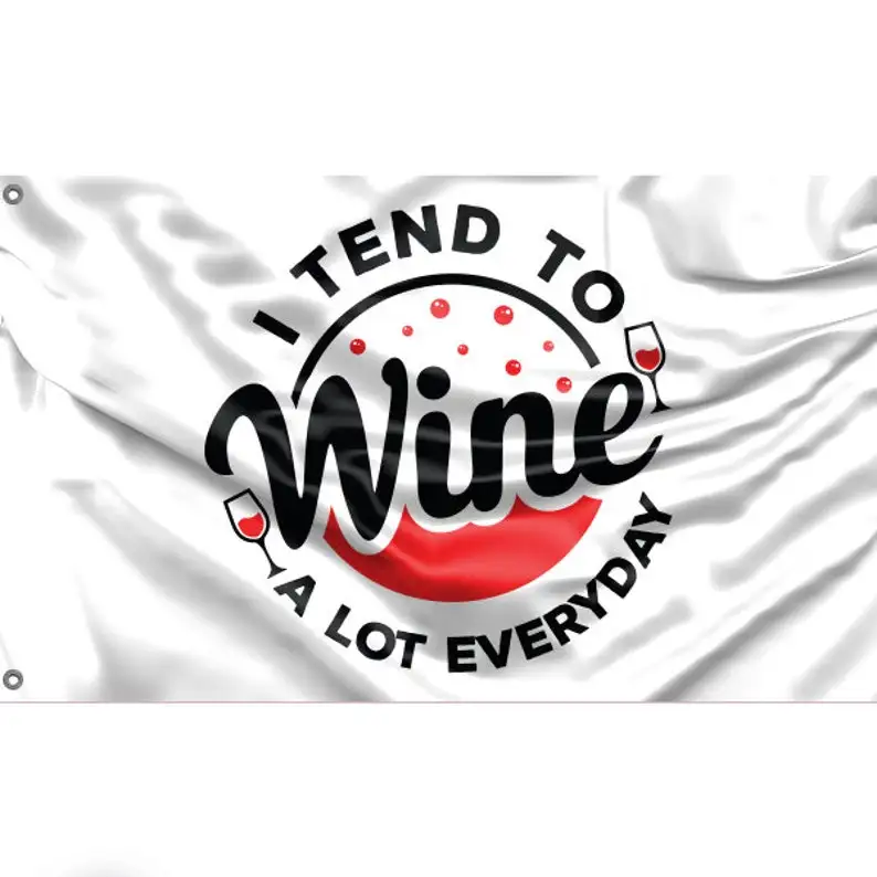 I Tend To Wine Flag | Unique Design Print | High Quality Materials | Size - 3x5 Ft / 90x150 cm
I Tend To Wine Flag | Unique Design Print | High Quality Materials | Size - 3x5 Ft / 90x150 cm