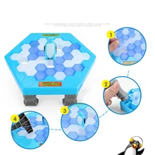 Big Size Penguin Trap Board Game Kids Table Games For Family Children Ice Puzzle Icebreaker Beating Giochi Bambini