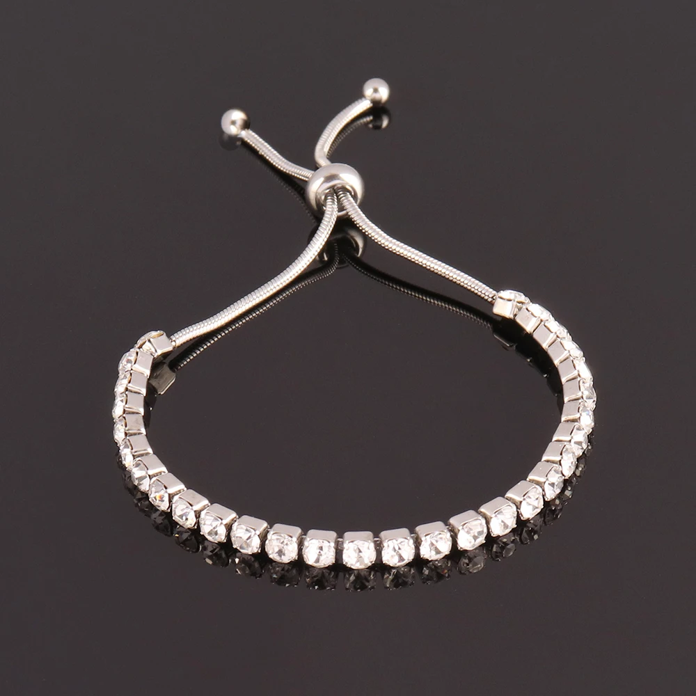 Punk Stainless Steel Bracelet Color Crystal Zircon Bracelet For Women Adjustable Gothic Bracelet Jewelry Gift
Punk Stainless Steel Bracelet Color Crystal Zircon Bracelet For Women Adjustable Gothic Bracelet Jewelry Gift