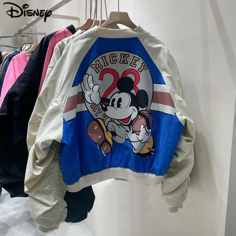 Новое поступление, модная Осенняя хлопковая свободная повседневная куртка Disney с принтом Микки Мауса, брендовая одежда, пальто на молнии
Новое поступление, модная Осенняя хлопковая свободная повседневная куртка Disney с принтом Микки Мауса, брендовая одежда, пальто на молнии