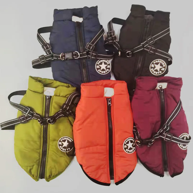 Winter Pet Dog Clothes French Bulldog Pet Warm Jacket Coat Waterproof Dog Clothing Outfit Vest For Small Medium Large Dogs
Winter Pet Dog Clothes French Bulldog Pet Warm Jacket Coat Waterproof Dog Clothing Outfit Vest For Small Medium Large Dogs