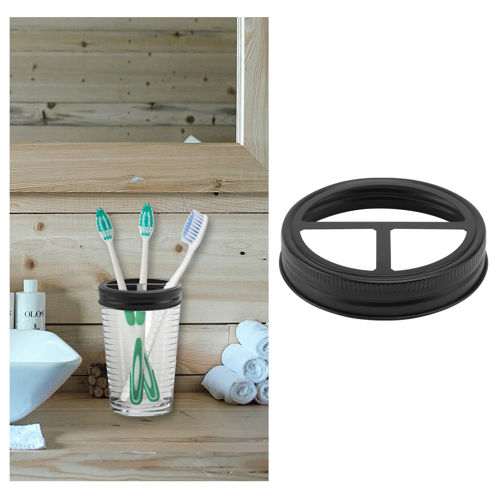 Jar Lidmason Holder Bathroom Lids Organizer Replacement Pint Jars Standglass Dispenser Storage Soap Handaccessories Caps Brush
Jar Lidmason Holder Bathroom Lids Organizer Replacement Pint Jars Standglass Dispenser Storage Soap Handaccessories Caps Brush