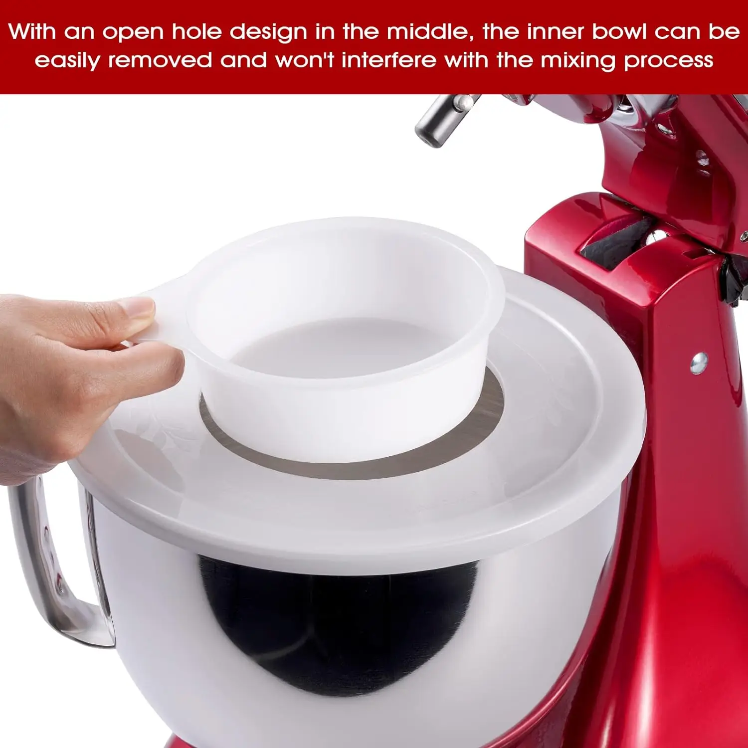 Силиконовая крышка для чаши миксера KitchenAid 4.5-5 л
Силиконовая крышка для чаши миксера KitchenAid 4.5-5 л