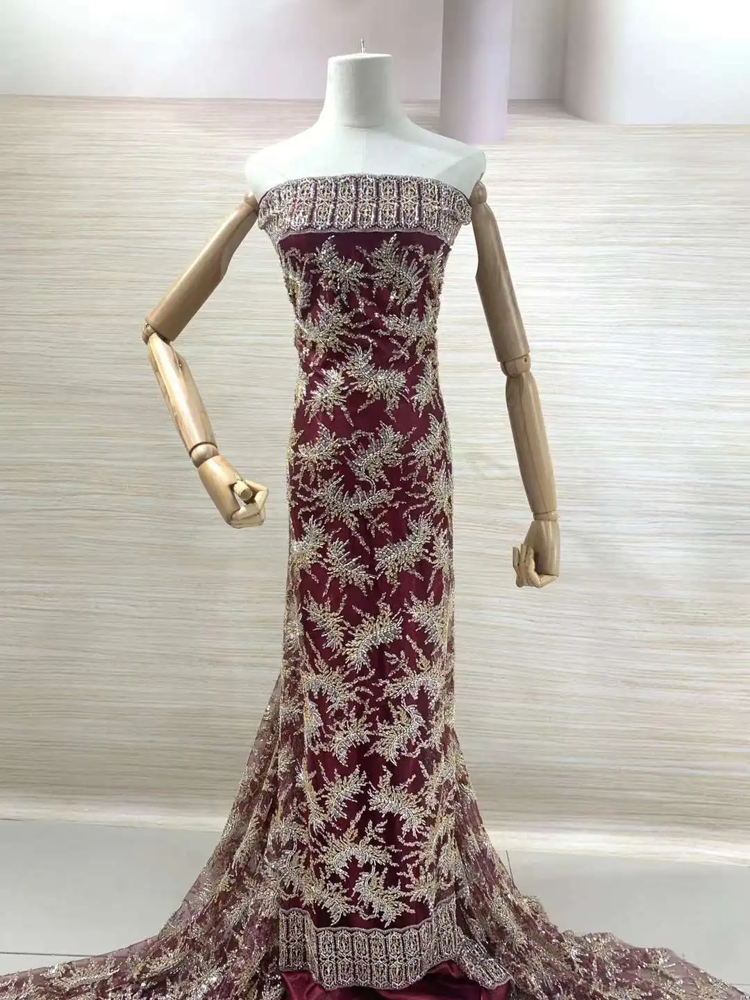 Luxury African Embroidery Groom Tulle Lace Fabric 2023 Elegant Nigerian Sequins Lace Fabric For Wedding Party Sewing
Luxury African Embroidery Groom Tulle Lace Fabric 2023 Elegant Nigerian Sequins Lace Fabric For Wedding Party Sewing