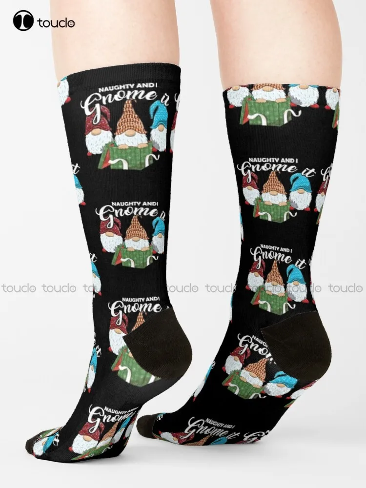 Naughty And I Gnome It - Christmas Gnome Socks Black Socks For Women Unisex Adult Teen Youth Socks Hd High Quality Custom Gift
Naughty And I Gnome It - Christmas Gnome Socks Black Socks For Women Unisex Adult Teen Youth Socks Hd High Quality Custom Gift