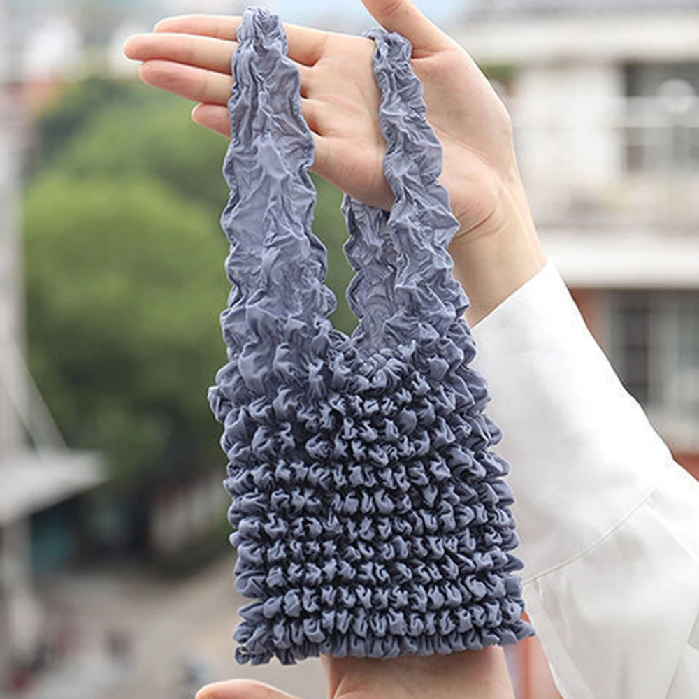 New Magic Expansion Fold Pleated Large Capacity Shopping Bag For Women Flexible Stretch Mini Bag Portable Shopping Handbag Bags
New Magic Expansion Fold Pleated Large Capacity Shopping Bag For Women Flexible Stretch Mini Bag Portable Shopping Handbag Bags