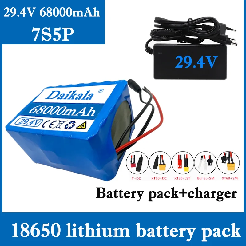 18650 Battery 2023New Bestselling7S5P 24v 68Ah Battery 250w 29.4V 68000mAh Lithium-ion Battery for Wheelchair Electric Bicycle
18650 Battery 2023New Bestselling7S5P 24v 68Ah Battery 250w 29.4V 68000mAh Lithium-ion Battery for Wheelchair Electric Bicycle