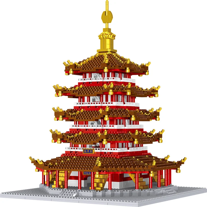 DIY World Architecture Ancient China Ancient Leifeng Pagoda Tower Mini Diamond Building Blocks Bricks Educational Toys For Kids
DIY World Architecture Ancient China Ancient Leifeng Pagoda Tower Mini Diamond Building Blocks Bricks Educational Toys For Kids