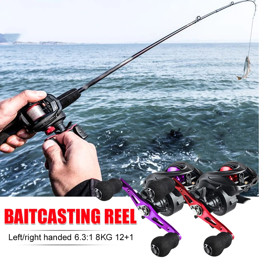 Baitcasting Reel AC2000 Fishing Reel 8KG Max Drag 6.3:1 Gear Ratio 8-Gear Magnetic Brake System Saltwater Freshwater Tackle
Baitcasting Reel AC2000 Fishing Reel 8KG Max Drag 6.3:1 Gear Ratio 8-Gear Magnetic Brake System Saltwater Freshwater Tackle