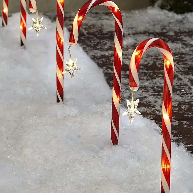 Christmas Candy Cane Lights Solar Power Light String LED Garden Ground Plug Crutch New Year Room Decor Warm Atmosphere Light
Christmas Candy Cane Lights Solar Power Light String LED Garden Ground Plug Crutch New Year Room Decor Warm Atmosphere Light