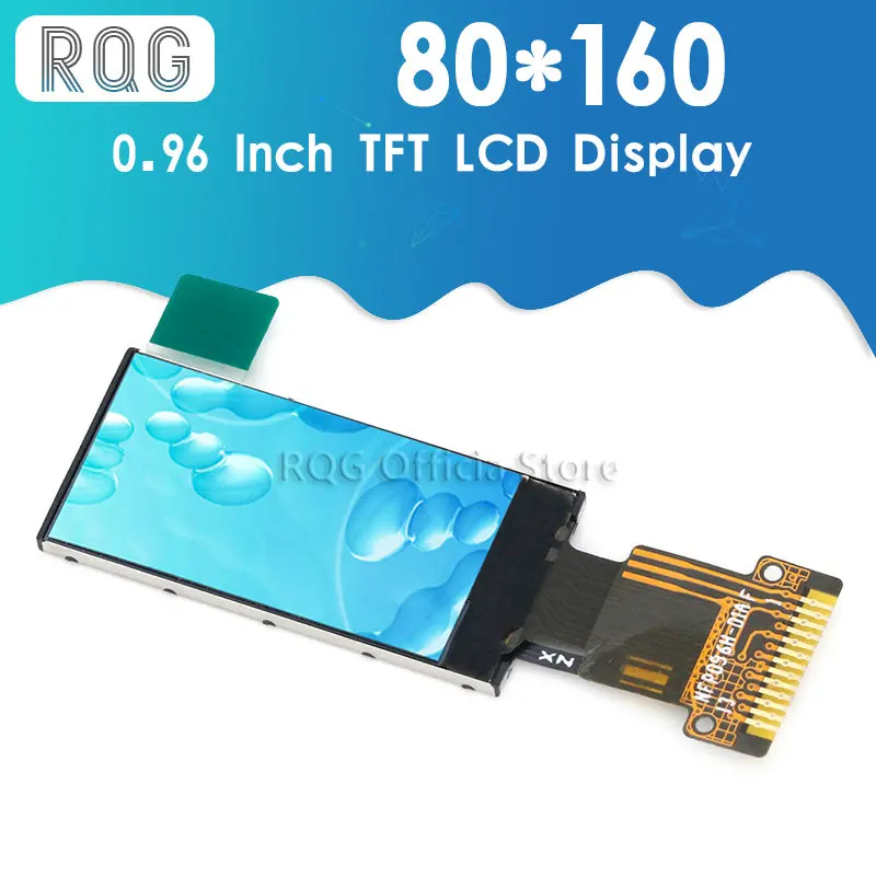 0.96" IPS Display 0.96 Inch TFT LCD Display Screen Module 80*160 ST7735 Drive IC 3.3V 13PIN SPI HD Full Colorful For lcd Module
0.96" IPS Display 0.96 Inch TFT LCD Display Screen Module 80*160 ST7735 Drive IC 3.3V 13PIN SPI HD Full Colorful For lcd Module