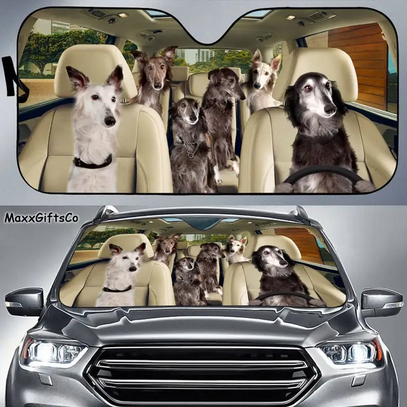 Silken Windhound Car Sun Shade, Dogs Windshield, Dogs Family Sunshade, Dog Car Accessories, Car Decoration, Gift For Dad, Mom
Silken Windhound Car Sun Shade, Dogs Windshield, Dogs Family Sunshade, Dog Car Accessories, Car Decoration, Gift For Dad, Mom