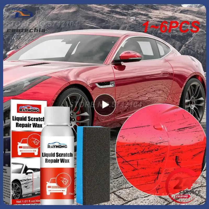 1~6PCS 30ml Liquid Scratch Repair Wax Liquid Car Polishing Agent Anti-Scratch Hydrophobic Car Scratch Remover
1~6PCS 30ml Liquid Scratch Repair Wax Liquid Car Polishing Agent Anti-Scratch Hydrophobic Car Scratch Remover