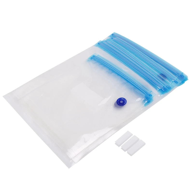 Vacuum Food Sealer Bags,Reusable Sealed Bags With Sealing 2 Clips For Long-Time Storage Anova And Joule Cookers
Vacuum Food Sealer Bags,Reusable Sealed Bags With Sealing 2 Clips For Long-Time Storage Anova And Joule Cookers