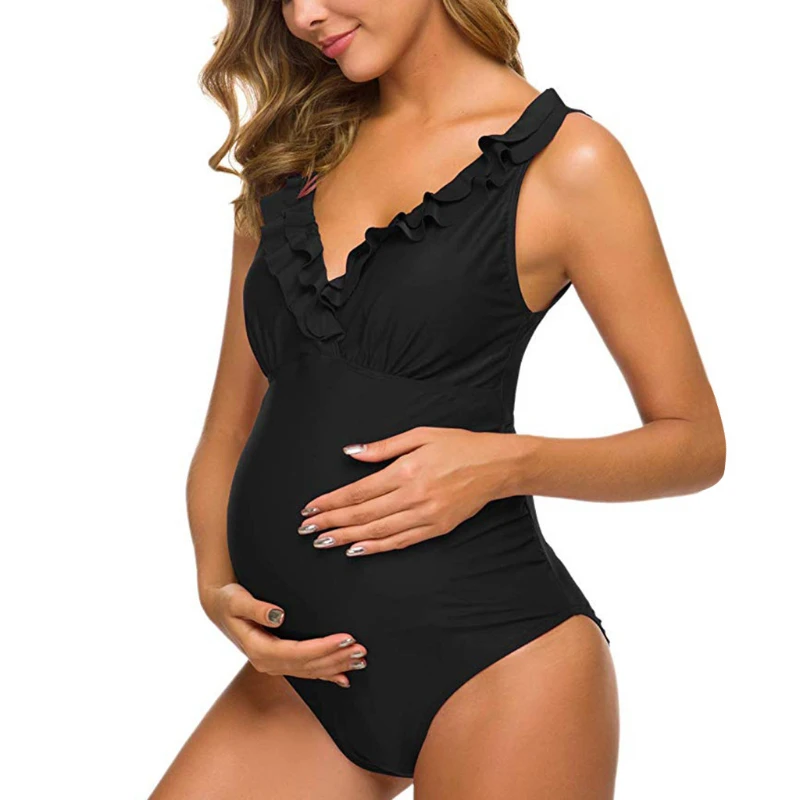 Maternity Swimsuit One-piece Sexy Fashion Ruffle One-Piece Swimsuit for Pregnant Women Beachwear
Maternity Swimsuit One-piece Sexy Fashion Ruffle One-Piece Swimsuit for Pregnant Women Beachwear