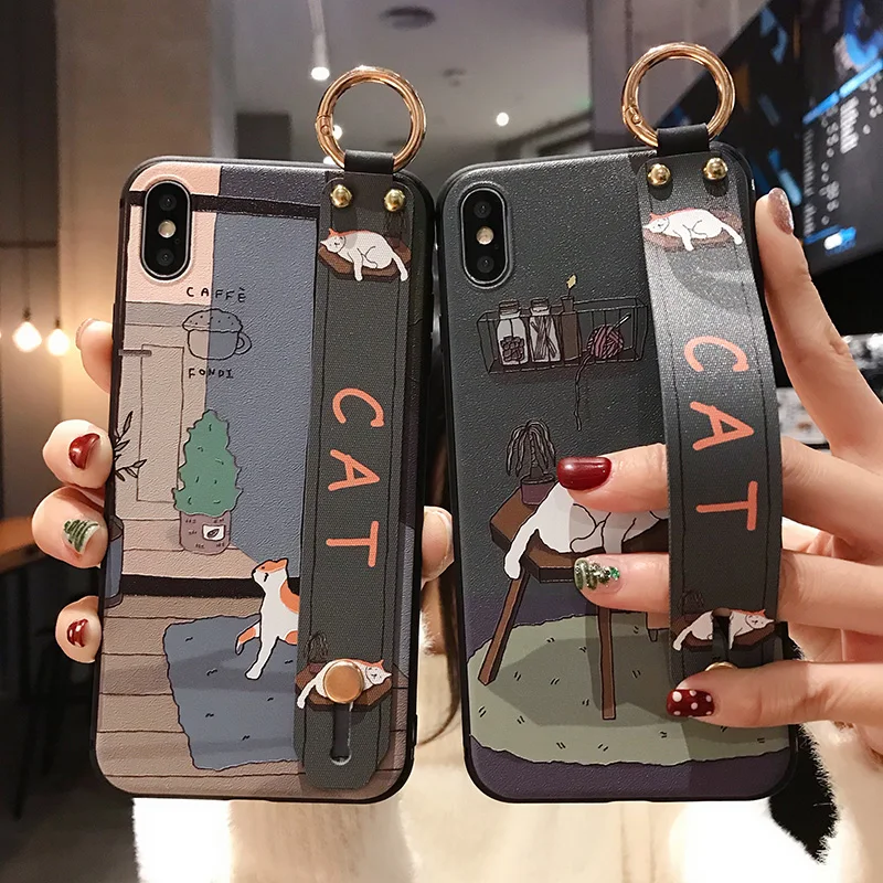 Милый мультяшный чехол с котом и ремешком на запястье для iphone 13 12 11 Pro Max X Xs max XR 7 8 Plus, мягкий чехол для телефона iphone13, чехол-держатель
Милый мультяшный чехол с котом и ремешком на запястье для iphone 13 12 11 Pro Max X Xs max XR 7 8 Plus, мягкий чехол для телефона iphone13, чехол-держатель