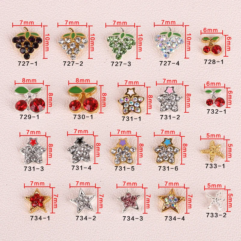 10 Pcs Nail Parts Gold 3d Charms Red Cherry Nail Art Accessories Korean Kawaii Fruit Diamond Rhinestones for Manicure DIY Craft
10 Pcs Nail Parts Gold 3d Charms Red Cherry Nail Art Accessories Korean Kawaii Fruit Diamond Rhinestones for Manicure DIY Craft