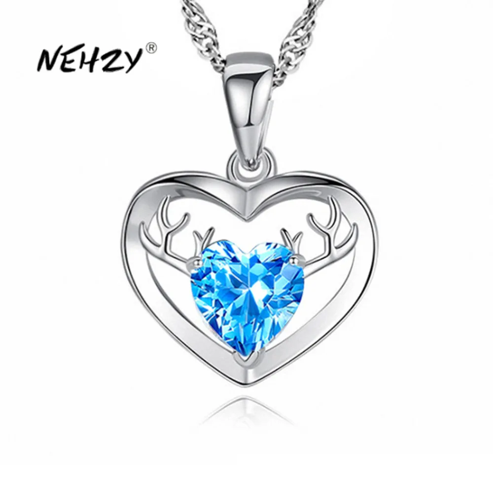 NEHZY посеребрение новые женские модные ювелирные изделия высокого качества кубический цирконий в форме сердца оленя кулон длина 45 см
NEHZY посеребрение новые женские модные ювелирные изделия высокого качества кубический цирконий в форме сердца оленя кулон длина 45 см