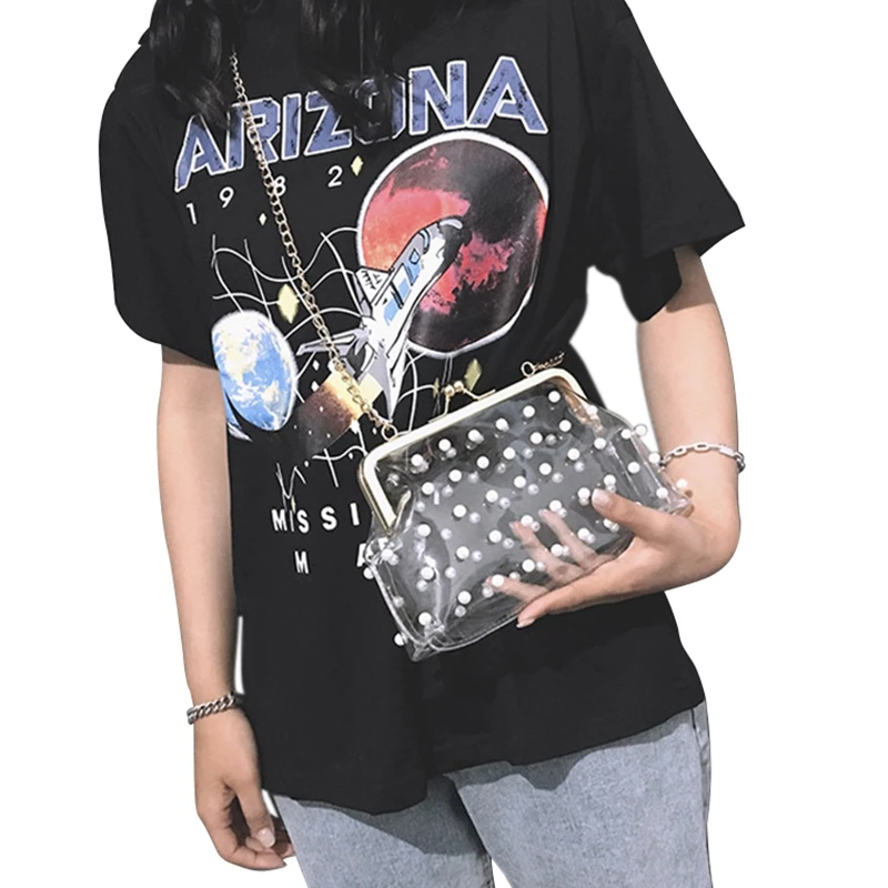 NEW-Transparent Fashion Woman Crossbody Bag Ladies Totes Pearl Handbag Chain Shoulder Bag Women Wedding Bag
NEW-Transparent Fashion Woman Crossbody Bag Ladies Totes Pearl Handbag Chain Shoulder Bag Women Wedding Bag