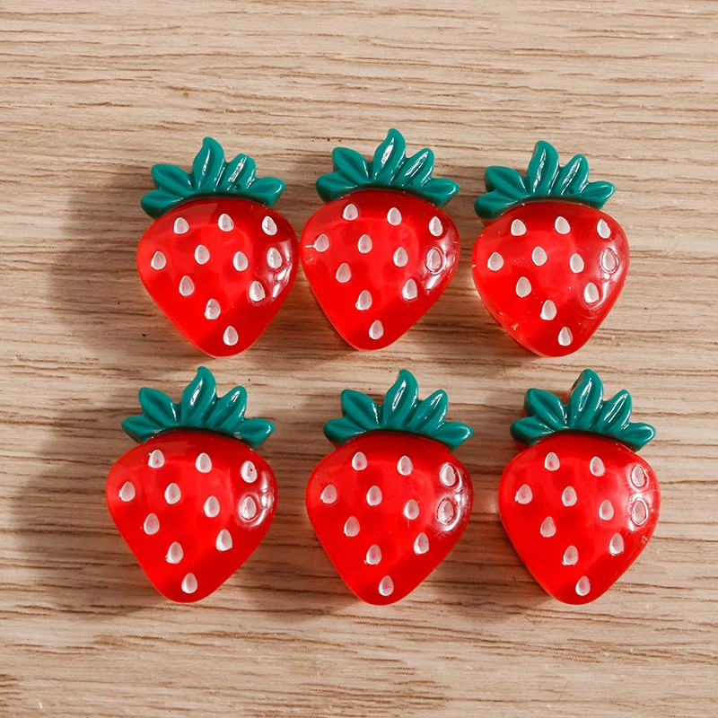 10pcs Resin Fruit Strawberry Flatback Cabochons Scrapbook Crafts for Jewelry Making Women Girl DIY Hairpin Brooch Accessories
10pcs Resin Fruit Strawberry Flatback Cabochons Scrapbook Crafts for Jewelry Making Women Girl DIY Hairpin Brooch Accessories