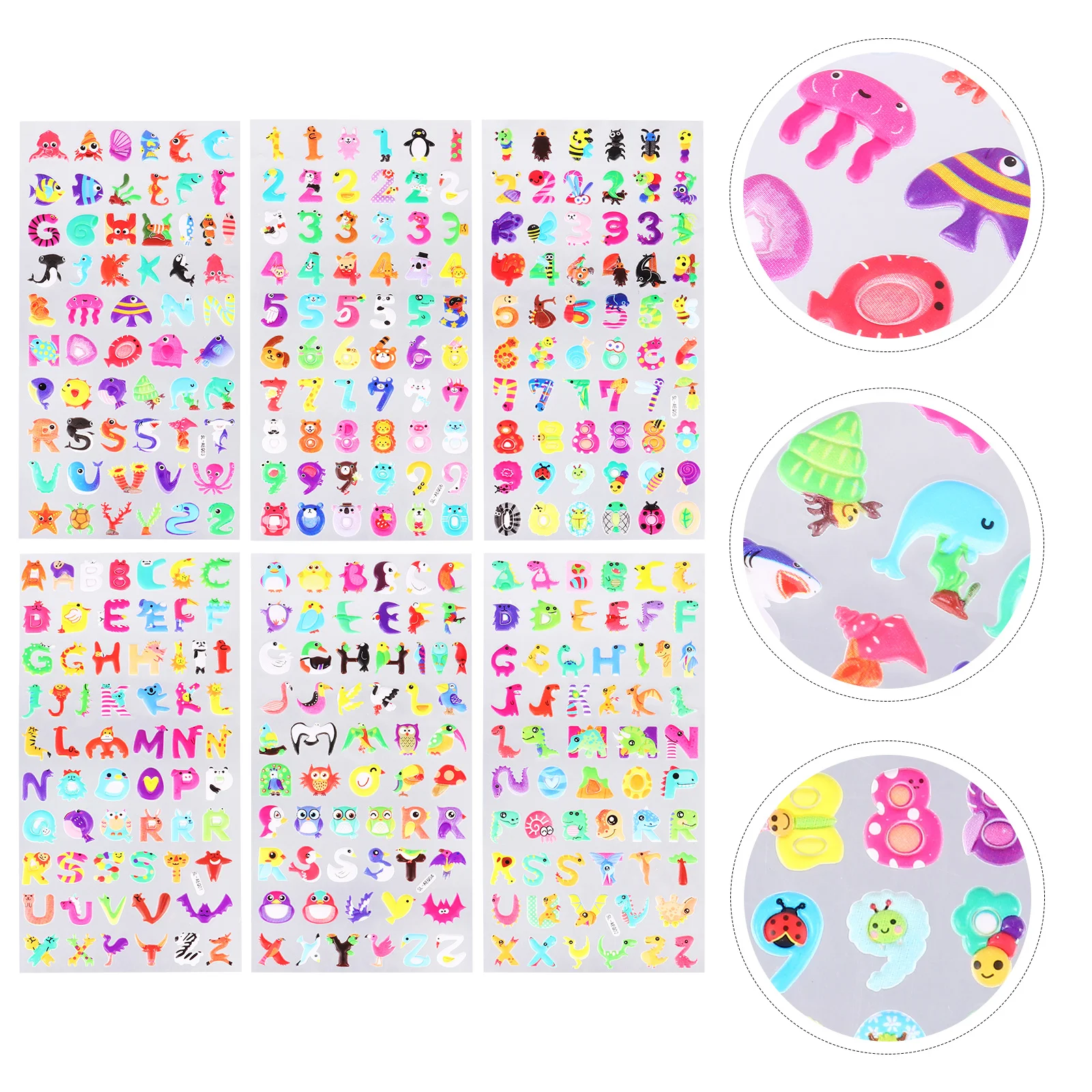 6 Sheets Kids Adorable DIY Decals Lovely Stickers Animal Stickers for Kids
6 Sheets Kids Adorable DIY Decals Lovely Stickers Animal Stickers for Kids