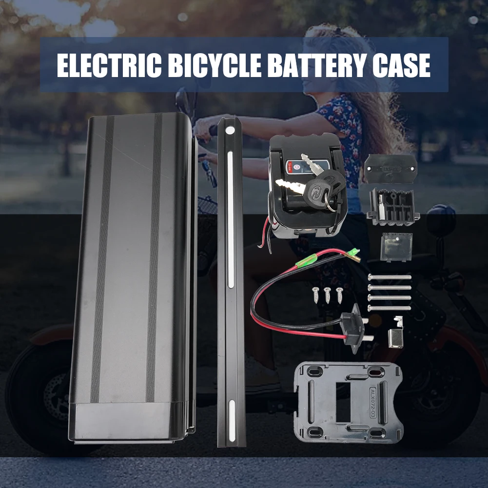 

Прочный высококачественный внутренний батарейный блок, фотоаккумулятор 1865, литиевые запчасти для велосипеда 390*110*76 мм, аксессуары, черный
