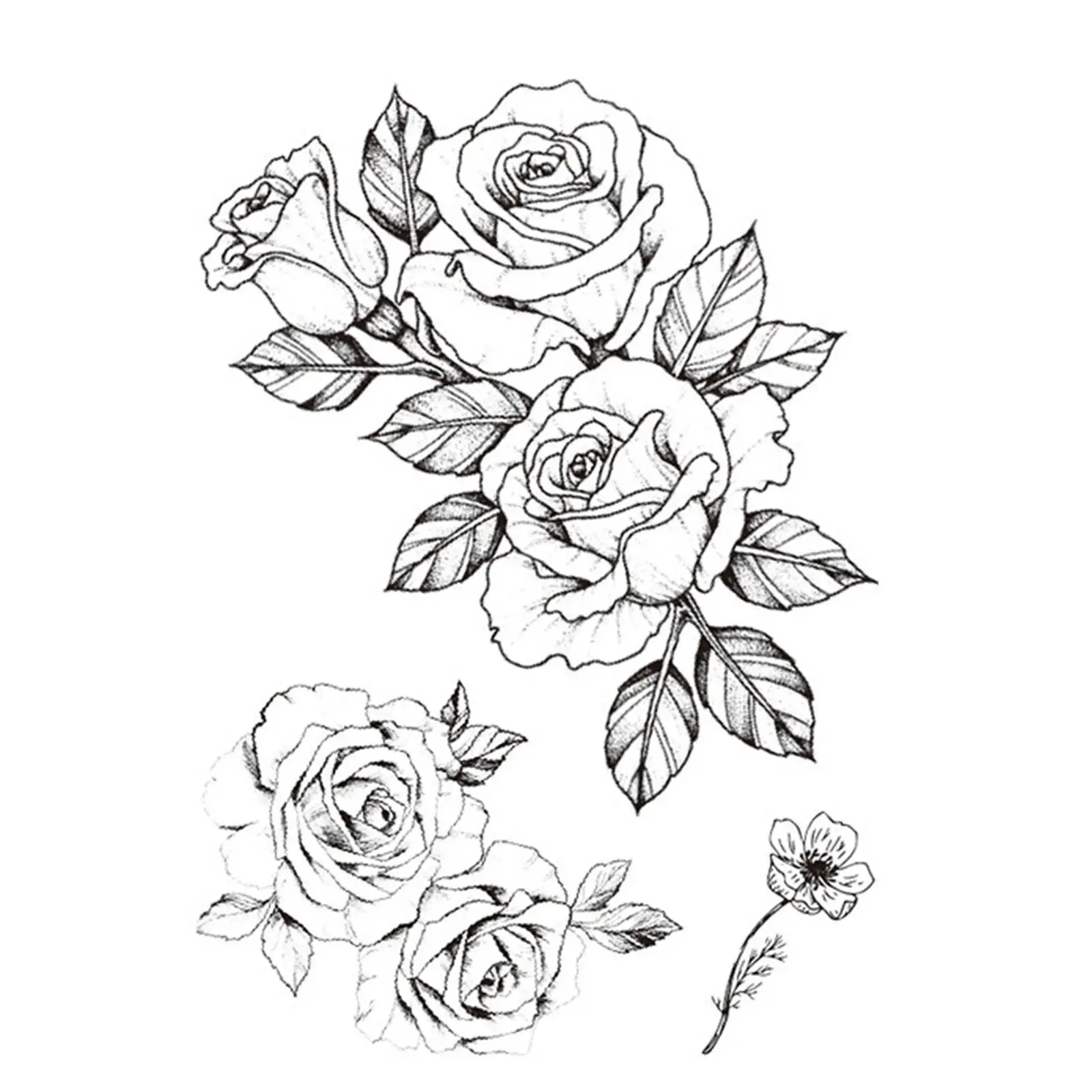 Водостойкая Временная тату-наклейка в виде Розы
Водостойкая Временная тату-наклейка в виде Розы