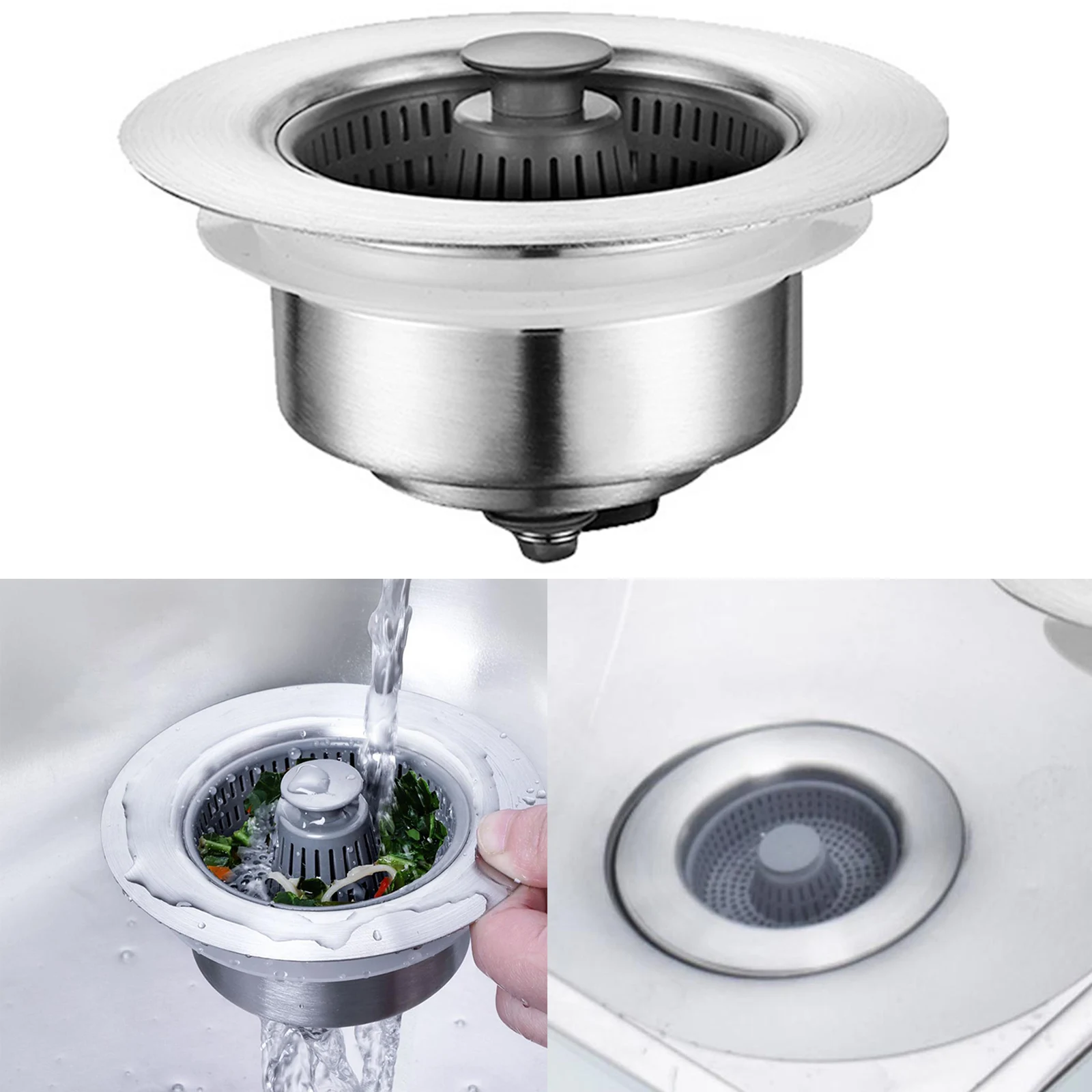 Hair Catcher Basin Drain Filter Drain Hole Filter Trap Sink Strainer Stainless Steel For Sink Bathtub Washbasin
Hair Catcher Basin Drain Filter Drain Hole Filter Trap Sink Strainer Stainless Steel For Sink Bathtub Washbasin