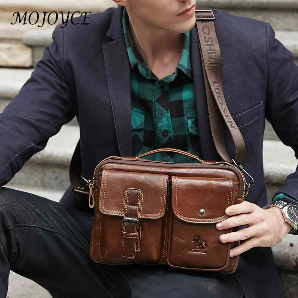 Vintage Genuine Leather Business Handbags Men Solid Fashion Classic Texture Practical Casual Shoulder Crossbody Bags
Vintage Genuine Leather Business Handbags Men Solid Fashion Classic Texture Practical Casual Shoulder Crossbody Bags
