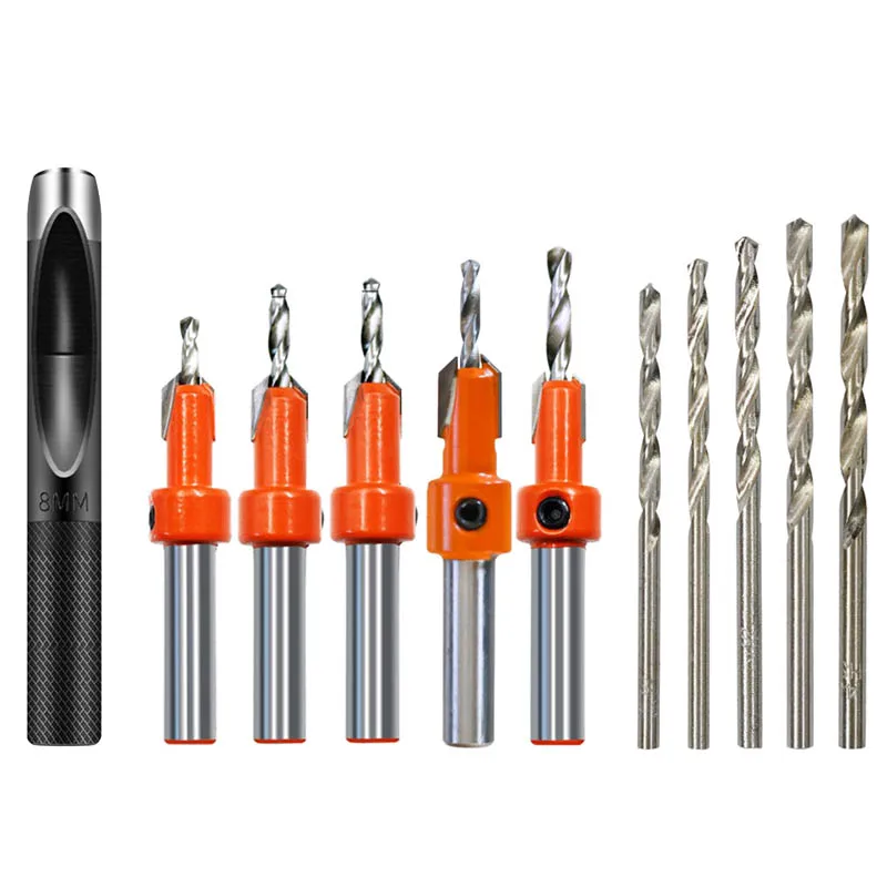 Set Drill Countersinking Drill Punching 8mm Screws Sink 10mm Drills Woodworking Counter Bit Shank Tool For Carpentry
Set Drill Countersinking Drill Punching 8mm Screws Sink 10mm Drills Woodworking Counter Bit Shank Tool For Carpentry