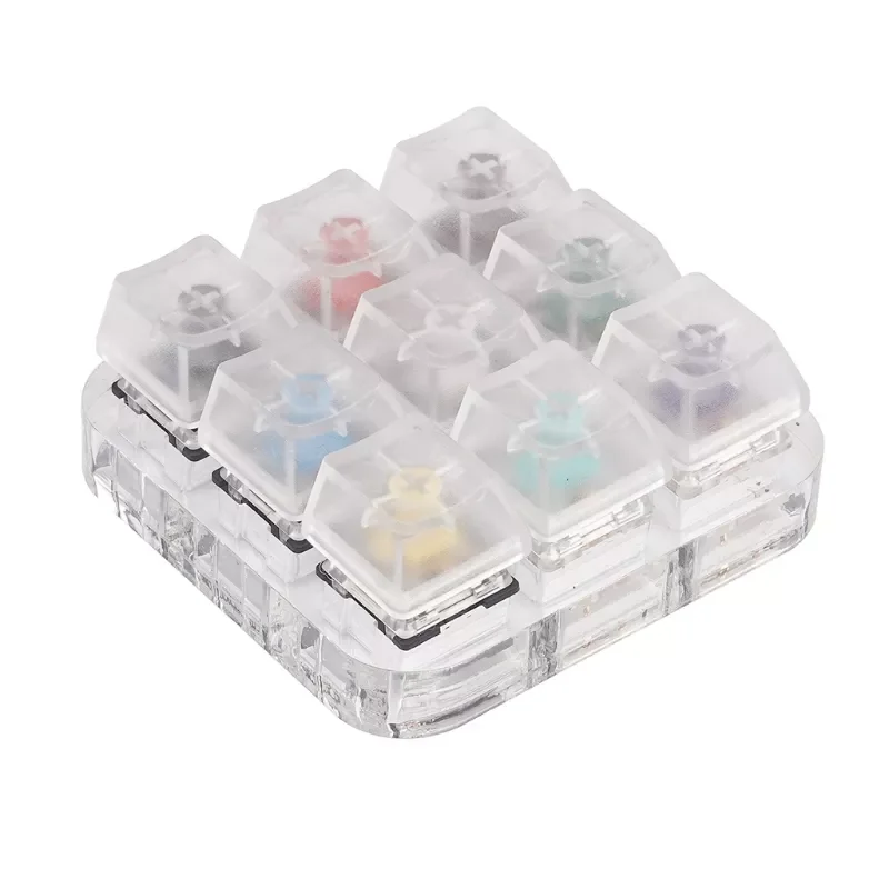 9 Key Translucent Keycaps Testing Tool Gateron MX Switches Keyboard Tester Kit G Shaft Clear Keycaps Sampler PCB
9 Key Translucent Keycaps Testing Tool Gateron MX Switches Keyboard Tester Kit G Shaft Clear Keycaps Sampler PCB