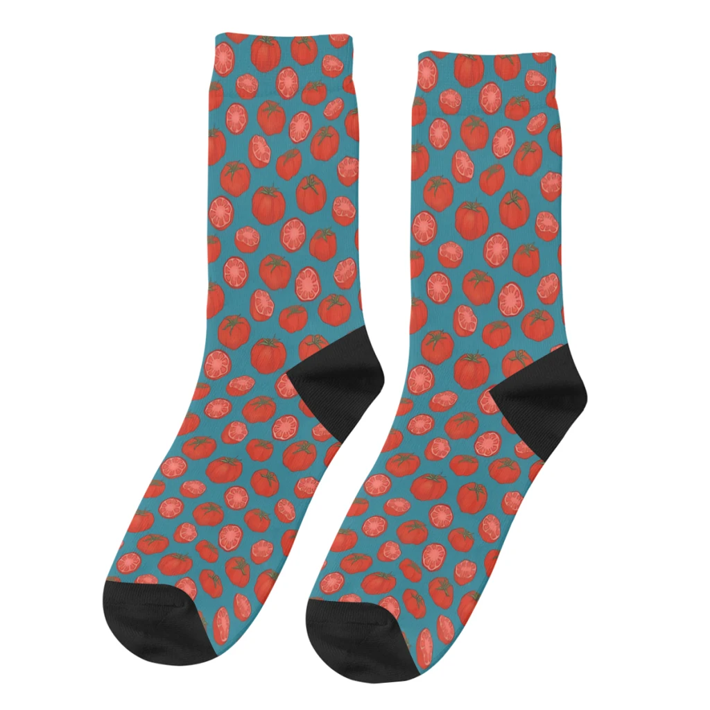 Vintage Red Heirloom Tomato Men's Socks Vegetables Food Unisex Street Style Seamless Printed Happy Crew Sock Gift
Vintage Red Heirloom Tomato Men's Socks Vegetables Food Unisex Street Style Seamless Printed Happy Crew Sock Gift