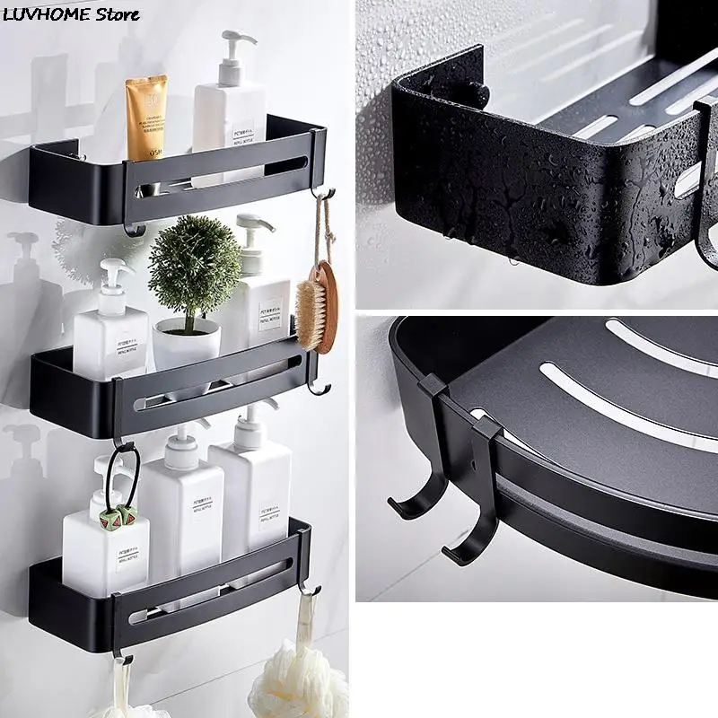 Bathroom Hanging Shelf Organizer Shower Storage Rack Black Corner Shelf Wall Mounted
Bathroom Hanging Shelf Organizer Shower Storage Rack Black Corner Shelf Wall Mounted