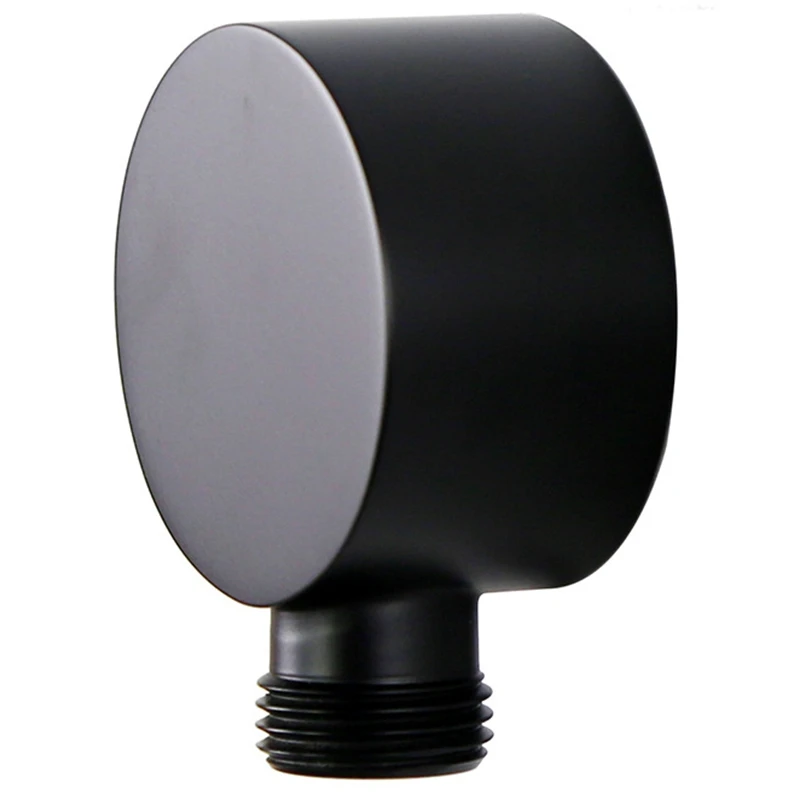Wall Supply Elbow Brass Round Wall Mount Shower Hose Connector Accessories G1/2Inch Water Outlet for Shower-Black
Wall Supply Elbow Brass Round Wall Mount Shower Hose Connector Accessories G1/2Inch Water Outlet for Shower-Black