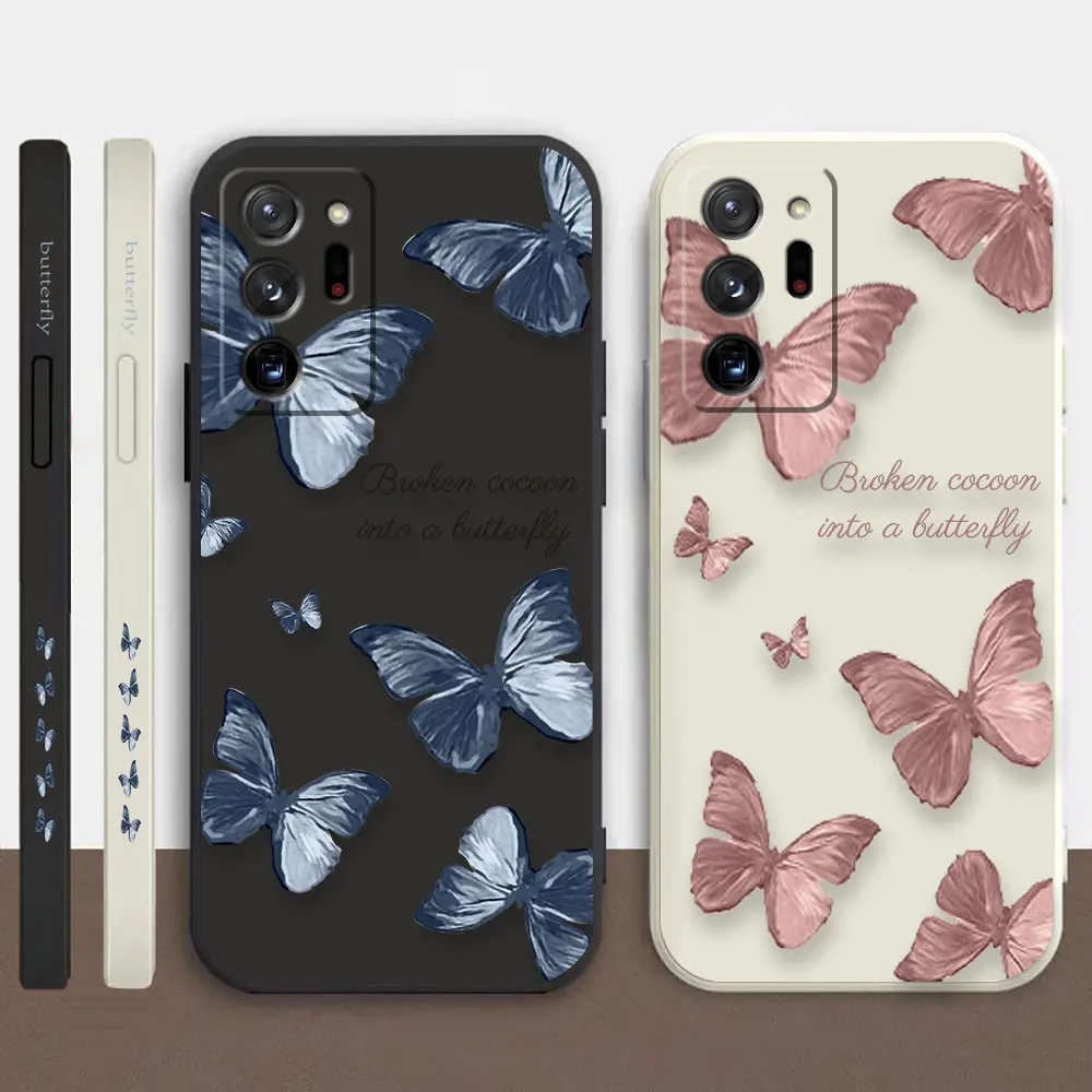 

Case For Samsung Galaxy A90 A80 A70 A60 A50 A40 A30 A20S A20 A10 Note 20 10 M33 Pro Plus Lite Ultra 4G 5G Case Pretty Butterfly