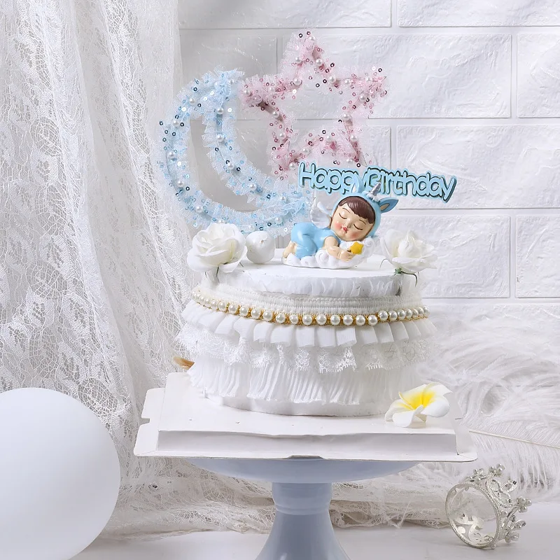 Moon Cake Topping Happy Birthday Wedding Party Decoration Baking Supplies Pearl Star Gift
Moon Cake Topping Happy Birthday Wedding Party Decoration Baking Supplies Pearl Star Gift