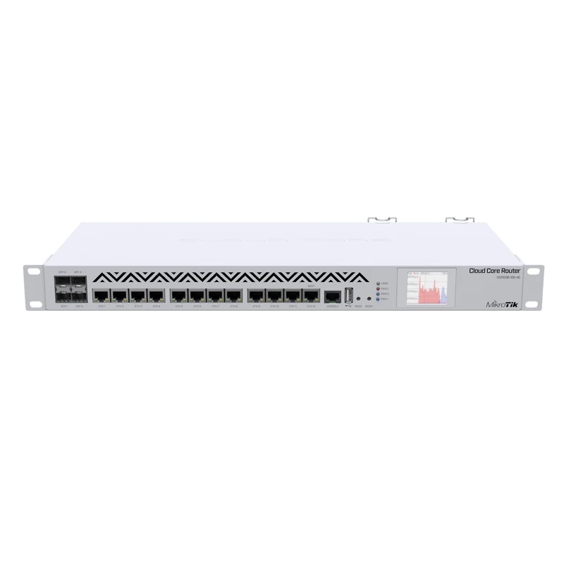 MikroTik фрезерный роутер, 12xgigabit Ethernet, 4xsfp Cage, LCD, 36cores x1.2GHz CPU, 8Гб RAM
MikroTik фрезерный роутер, 12xgigabit Ethernet, 4xsfp Cage, LCD, 36cores x1.2GHz CPU, 8Гб RAM