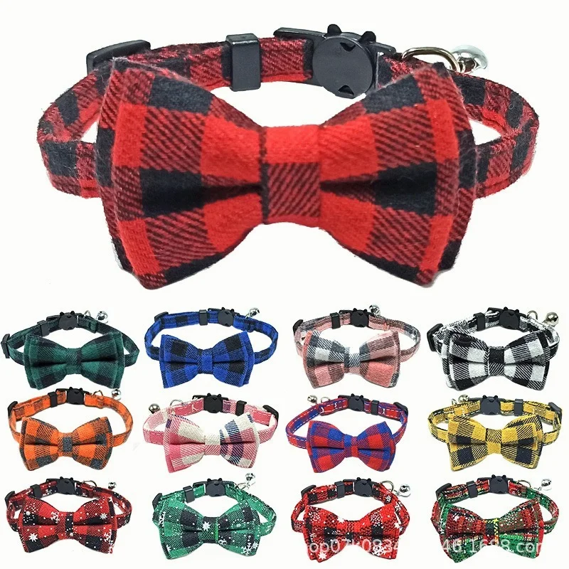 Pet Cat Dog Bow Tie Winter Pet Supplies with Bell Dog Accessories Small Dog Bowtie Collar Plaid Adjustable Bow Tie Pet Supplies
Pet Cat Dog Bow Tie Winter Pet Supplies with Bell Dog Accessories Small Dog Bowtie Collar Plaid Adjustable Bow Tie Pet Supplies