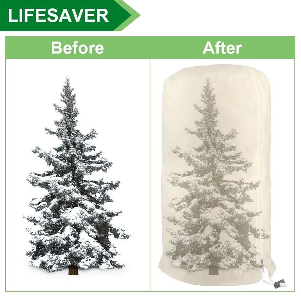 1PCS Plant Fleece Frost Protection Cover Pull-Zipper Plant Cover Winter Warm Cover Tree Shrub Plant Protection Bag Grden Supply
1PCS Plant Fleece Frost Protection Cover Pull-Zipper Plant Cover Winter Warm Cover Tree Shrub Plant Protection Bag Grden Supply