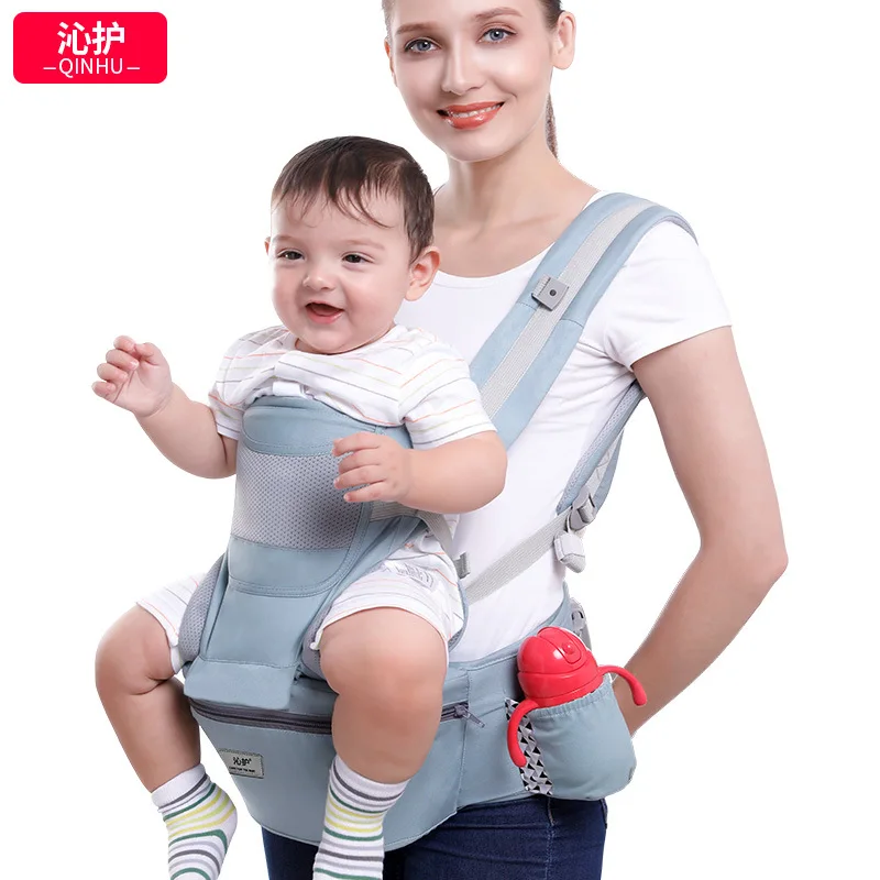 

Baby Carrier Baby Waist Stool Horizontal Front Holding Multi-functional Children Four Seasons Universal Back Hold Baby Carrier