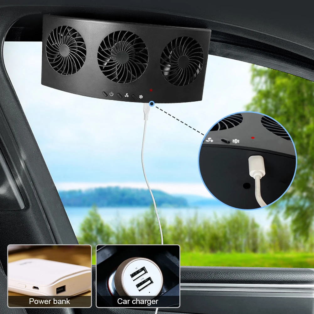 3 Air Outlet Car Exhaust Fan Car Ventilator Cools Down And Eliminates Peculiar Smell Window Mounting For Most Cars Fan
3 Air Outlet Car Exhaust Fan Car Ventilator Cools Down And Eliminates Peculiar Smell Window Mounting For Most Cars Fan