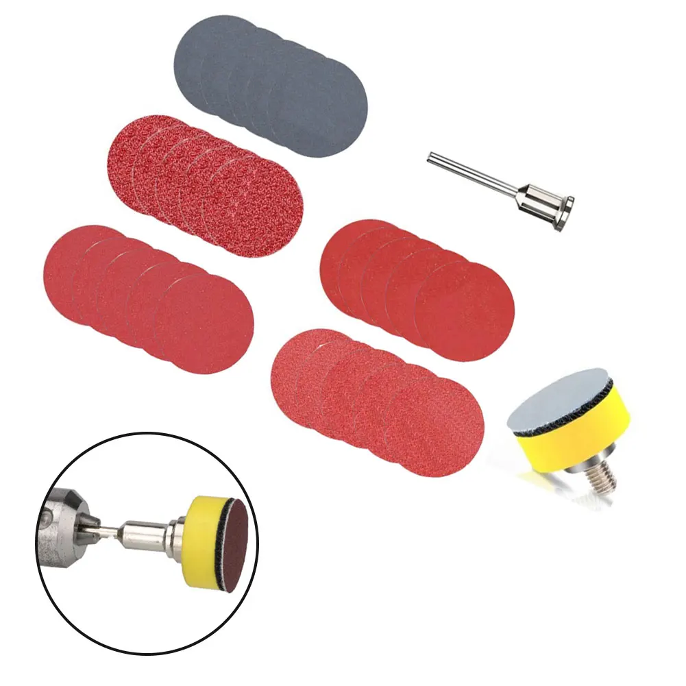 52 Pcs Sandpaper Disc Kit 1inch Polishing Wheel Abrasive Pad Grinding Back Holder Kit For Rotary Tools Sander Grinder Parts
52 Pcs Sandpaper Disc Kit 1inch Polishing Wheel Abrasive Pad Grinding Back Holder Kit For Rotary Tools Sander Grinder Parts