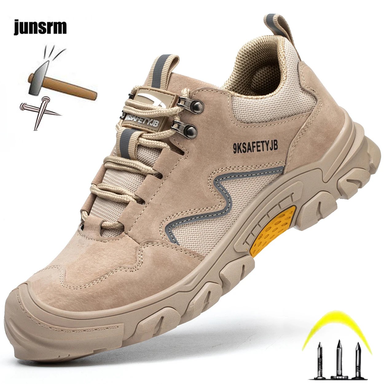 Safety shoes Lightweight, breathable, anti-smashing, anti-piercing, steel toe cap, wear-resistant, anti-welding, anti-scalding
Safety shoes Lightweight, breathable, anti-smashing, anti-piercing, steel toe cap, wear-resistant, anti-welding, anti-scalding