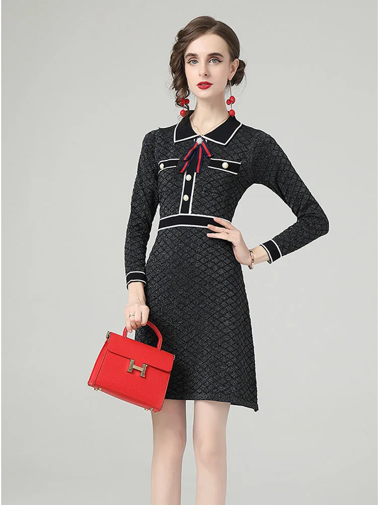 2022 Autumn Women's Dress Knitted Square Neck Long Sleeve High End Fashion Romantic Dress B42
2022 Autumn Women's Dress Knitted Square Neck Long Sleeve High End Fashion Romantic Dress B42