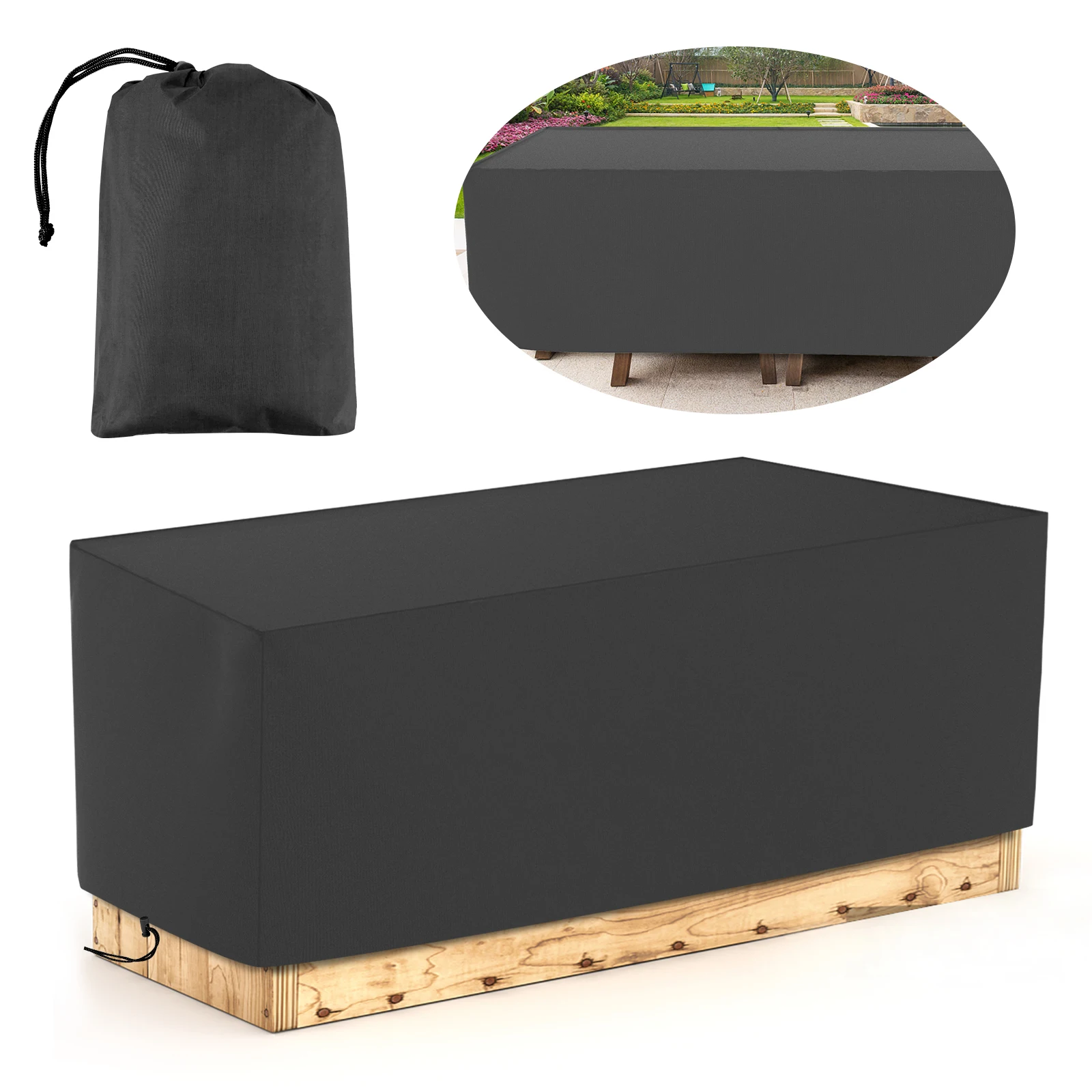 Waterproof Deck Box Cover UV Protection Storage Box Protective Cover for Outdoor Courtyard Garden Supplies storage
Waterproof Deck Box Cover UV Protection Storage Box Protective Cover for Outdoor Courtyard Garden Supplies storage