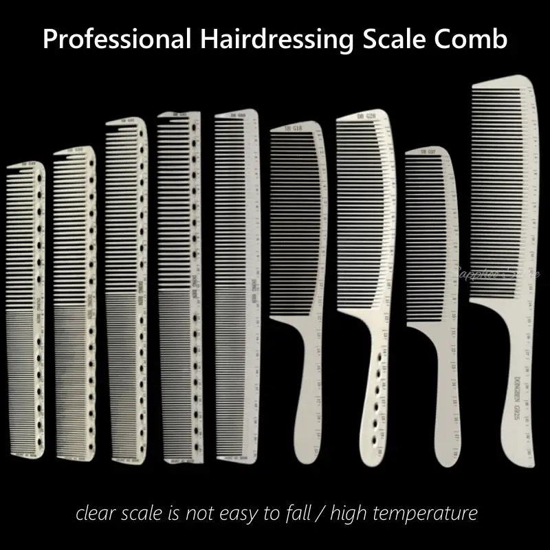 1PC Japanese Laser Scale Haircutting Comb Resin Beige Double-sided Heat Resistant Salon Barber Shop Styling Brush Tool
1PC Japanese Laser Scale Haircutting Comb Resin Beige Double-sided Heat Resistant Salon Barber Shop Styling Brush Tool