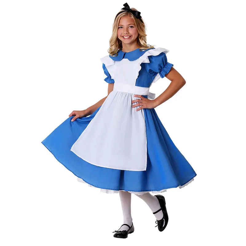 Halloween Kid Alice In Wonderland Lolita Maid Cosplay Dress Children's Day Party Girls Anime Fancy Lace Trim Apron Costume Dress
Halloween Kid Alice In Wonderland Lolita Maid Cosplay Dress Children's Day Party Girls Anime Fancy Lace Trim Apron Costume Dress