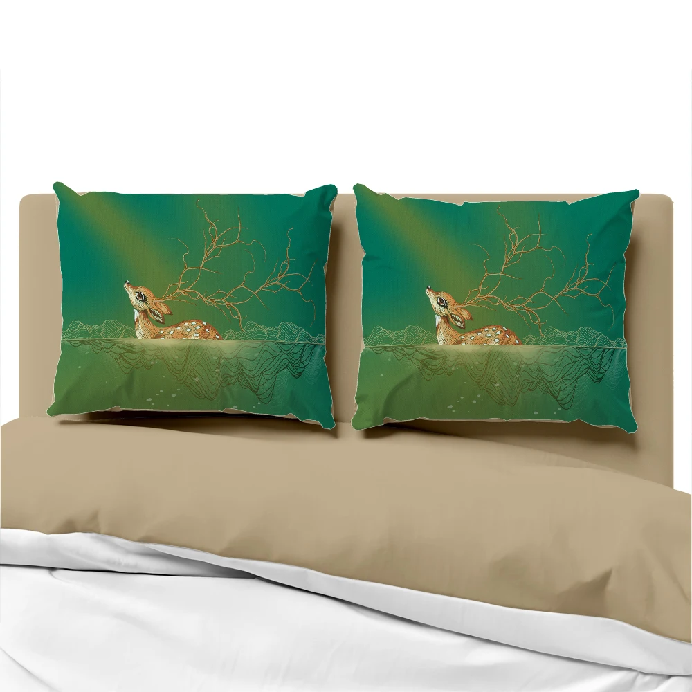 Luxury Pillow cover for sofa Decorative pillow case Bedding Pillowcase Pillowcovers 50x70 50x75 50x80 tropic green 
Luxury Pillow cover for sofa Decorative pillow case Bedding Pillowcase Pillowcovers 50x70 50x75 50x80 tropic green