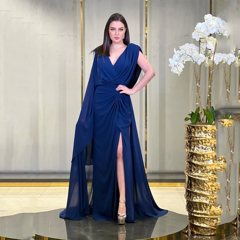 Женское шифоновое платье до пола, голубое вечернее платье с перьями и кристаллами, сексуальное платье с V-образным вырезом для выпускного вечера, без рукавов
Женское шифоновое платье до пола, голубое вечернее платье с перьями и кристаллами, сексуальное платье с V-образным вырезом для выпускного вечера, без рукавов