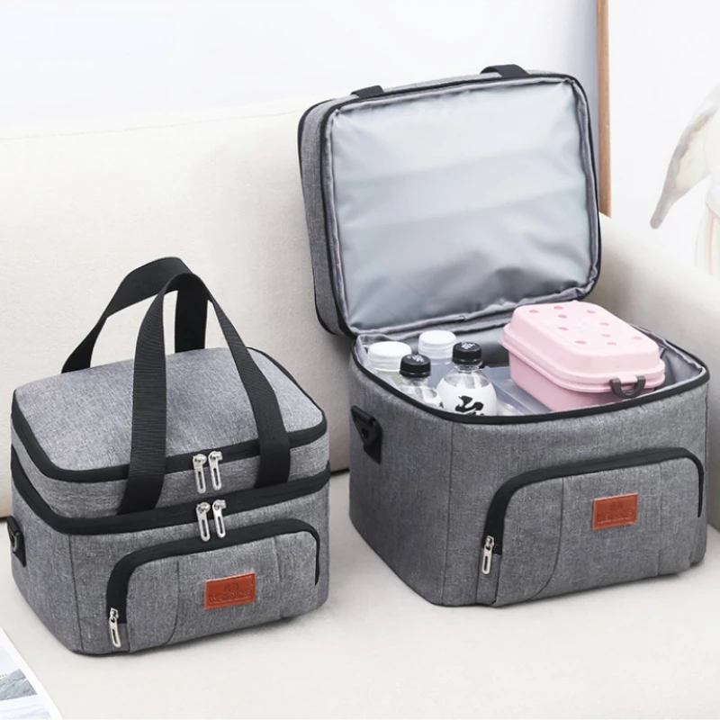 Insulated Lunch Bag For Women Large Capacity Thermal Picnic Box With Shoulder Strap Water Resistant Zipper Meal Prep Cooler Pack
Insulated Lunch Bag For Women Large Capacity Thermal Picnic Box With Shoulder Strap Water Resistant Zipper Meal Prep Cooler Pack